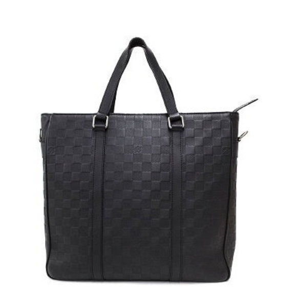 Louis Vuitton Damier Infini Black Tadao Tote Bag - Picture 1 of 8